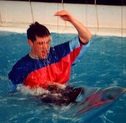 canoeing pool kayak hand roll