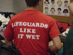 lifeguards like it wet