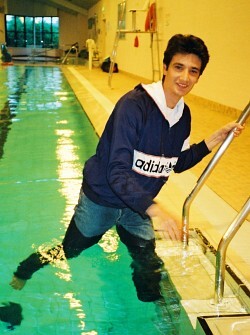 pool swim hoodie